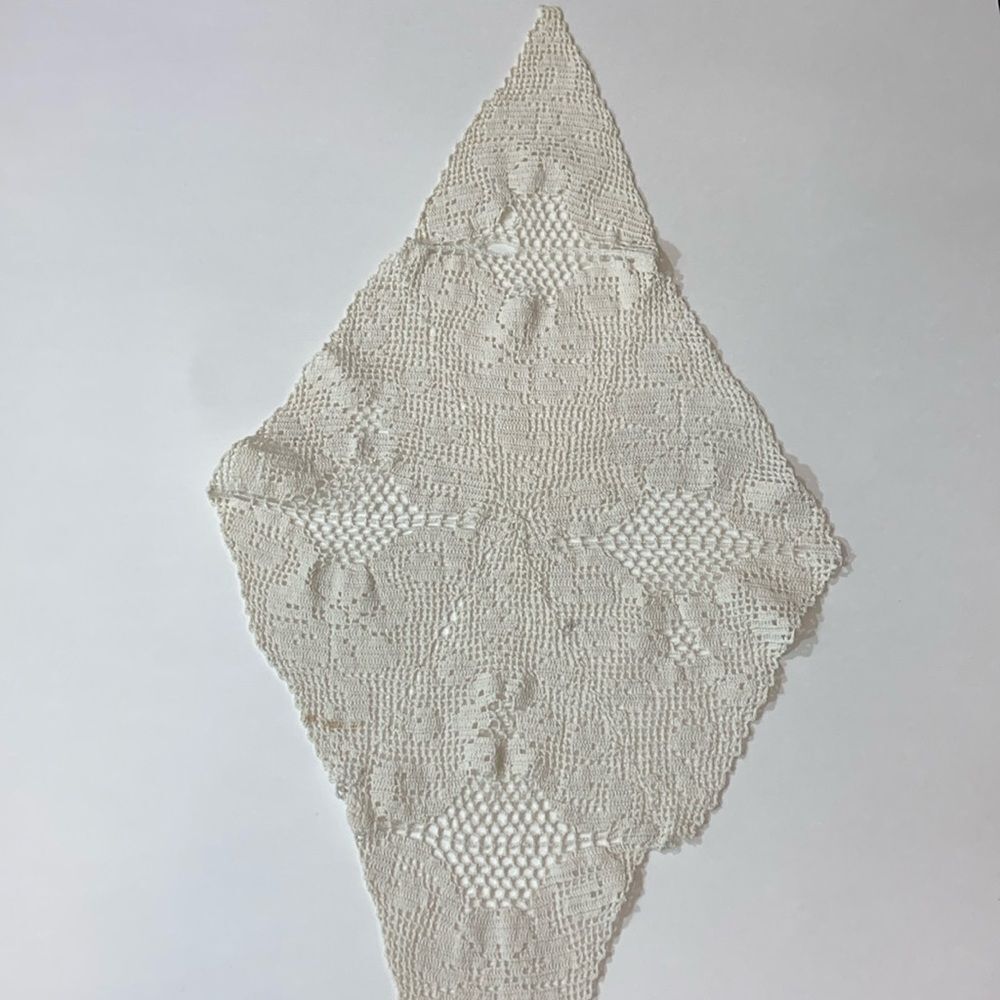 Vintage Handmade Crochet š§¶āCarpet Tablecloth